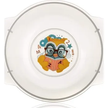 BANQUET Miska dětská plastová OWL 17,5 x 12,4 x 5,9 cm