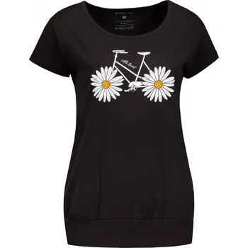 Dámské triko s krátkým rukávem ALW184120 ČERNÁ XL