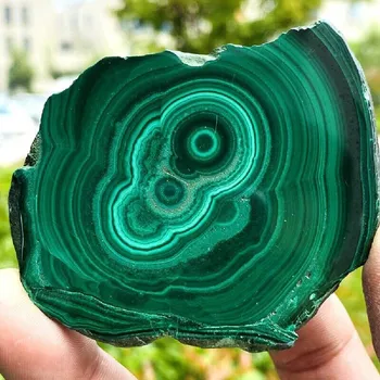 Sběratelství Malachit leštěný plátek, , skladem