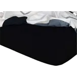 Prostěradlo Jersey prostěradlo černá 200x200