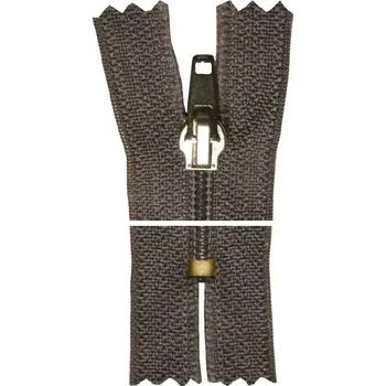 Zip Spirálový zip, nedělitelný - 30cm - tmavě šedý - WICO - BALENÍ 10 ks