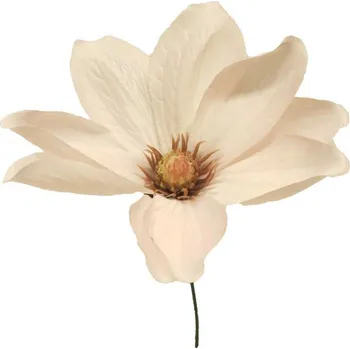 umělá květina umělá květlina, Magnolie - magnolia ojíněná růžová V28 cm