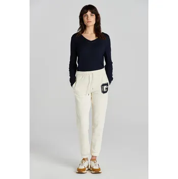 TEPLÁKY GANT REG G SWEATPANTS CREAM
