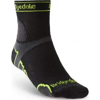 Pánské termo ponožky Bridgedale Trail Run LW T2 MS 3/4 Crew Velikost: M, Barva: black/845