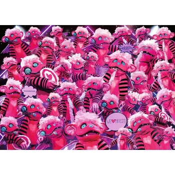 RAVENSBURGER Puzzle Challenge: Masked Singer Monster 1000 dílků