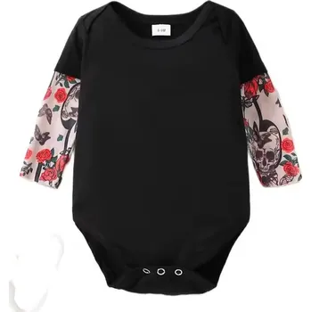 Chlapecké kojenecké body dlouhý rukáv motiv Tattooed (jako tetování) Velikost: 6-9 měsíců
