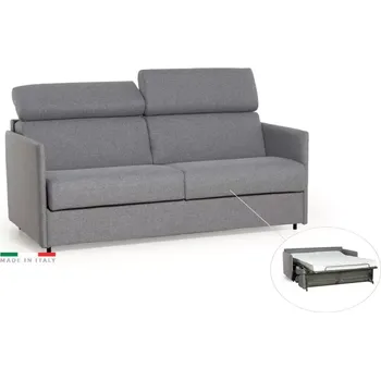 Pohovka Pohovka TAVOLA MINI s rozkladem na každodenní spaní, šedá (penelope 22)