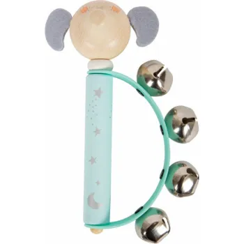 Hudební nástroj pro děti small foot Pastelová tamburina 1 ks šedá