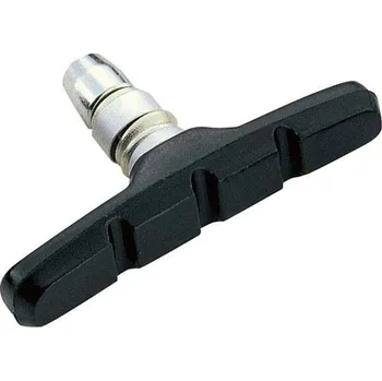 Brzda na kolo brzdový špalek pro "V" šroub černý 70 mm v sáčku