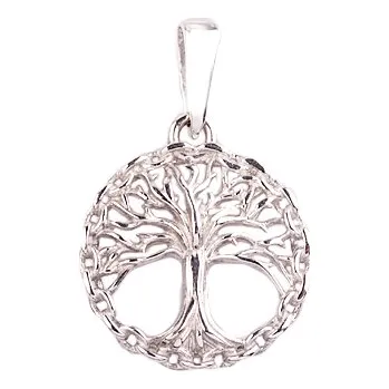 Přívěsek stříbrný přívěsek - strom života (1155) povrchová úprava: rhodiované
