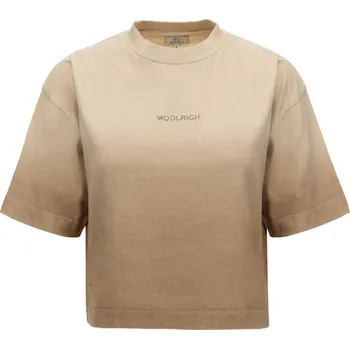 Dámské tričko TRIČKO WOOLRICH DIP DYE T-SHIRT LIGHT OAK