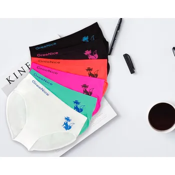 Kalhotky GREENICE Bezešvé kalhotky FOX GREE-6588 - 3 ks v balení Velikost: M/L