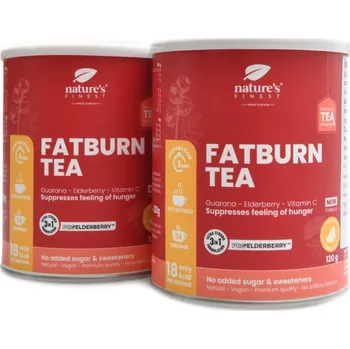 Spalovač tuku Natures Finest Fat burn tea 2 x 120g duopack