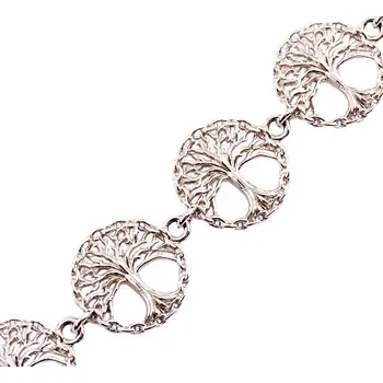 Náramek náramek - strom života (4155) povrchová úprava: zlacené