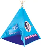 BINO Teepee 120 x 120 x 150 cm modré 