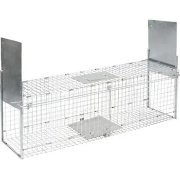 Hubení hlodavce Sklopec - past na kunu, kočku nebo lišku, 100 cm