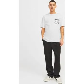 Pánské oblečení Jack & Jones T-Shirt Lafayette 12250435 Bílá Standard Fit XL