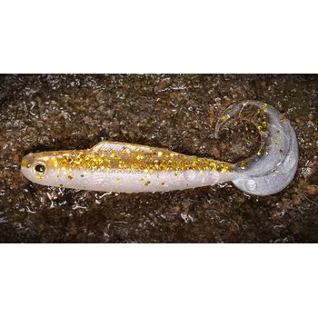 Umělá nástraha Twister REDBASS KIXTER L - 100 mm - GOLD/SILVER GT