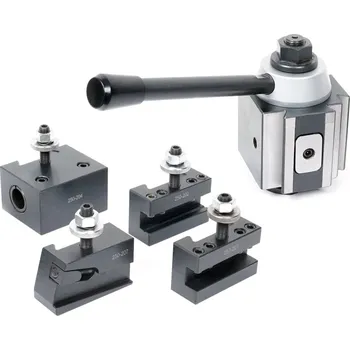Příslušenstí k soustruhu Rychloupínací nástrojová hlava se sadou 4 držáků pro soustruhy 2865, 2970, 3310
