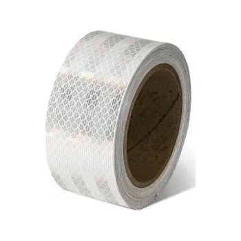 Výstražná páska Výstražná reflexní páska bílá - 25mx50mm