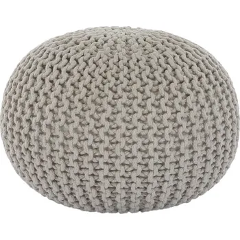 Taburet ROHBONG pletený taburet typ B, krémová DOPRODEJ + vyzvednutí ZDARMA