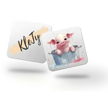 Dekorativní magnet Magnetka - prasátkov kbelíku