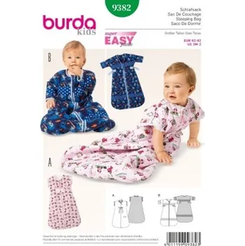 Střih Burda číslo 9382 na spací pytel -