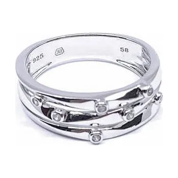Prsten Jan Kos jewellery Stříbrný prsten MHT-3068/SW63
