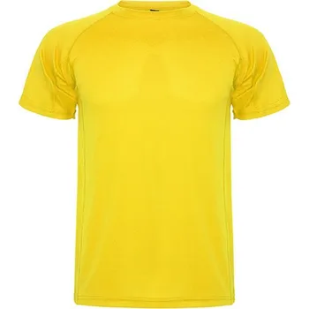 Chlapecké tílko Roly Sport Dětské sportovní tričko Montecarlo s raglánovým rukávem Barva: Žlutá, Velikost: 8 let RY0425K