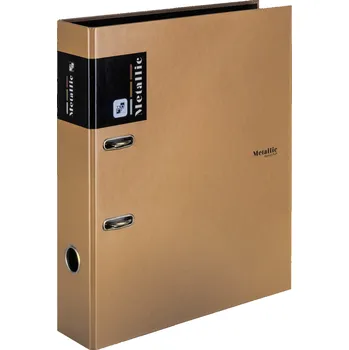 KARTON PP Pořadač A4 lamino páka 7cm Metallic měděná