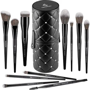 Kosmetický štětec Sada prémiových štětců na makeup s pouzdrem GloryStyles