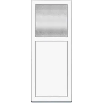 Vchodové dveře Solid Elements Vedlejší vchodové dveře Easy 80 L 88x198x6 cm Levé Bílé