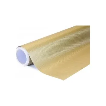 Polep vozidla 3D Karbonová zlatá auto wrap fólie 152x100cm - interiér/exteriér