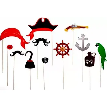 Party dekorace Toro Párty foto doplňky "Piráti II ", 12 ks 267166