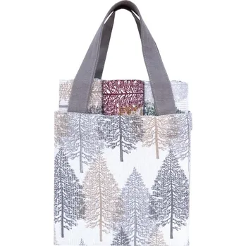 Utěrka SCANquilt utěrka TRIO - dárkový set 3 ks stromky šedá+vínová+zelená 50 x 70 cm