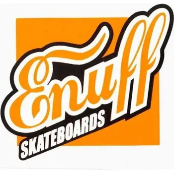 samolepka Samolepka ENUFF Čtverec 65X55mm | 1ks | ORANŽOVÁ