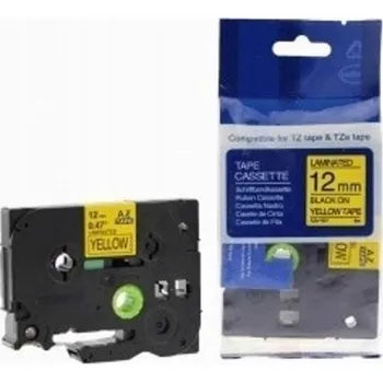 Pásek do tiskárny Naplnka Kompatibilní páska s Brother HSe-631 11,7mm x 1,5m, černý tisk