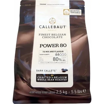 Čokoláda Callebaut Power 80 hořká 80 % 2,5 kg