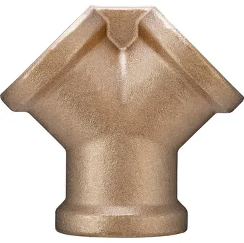 Kompresor Rozbočovací krabice, mosaz, 2 přípojky g3/8" riegler 255.01