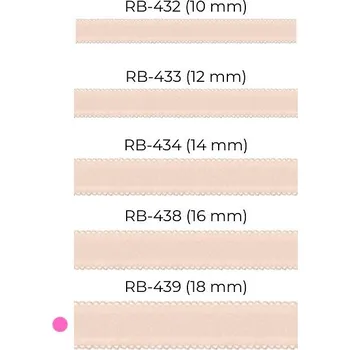 Těhotenské spodní prádlo Textilní ramínka Julimex RB 439 tělové barvy 18 mm