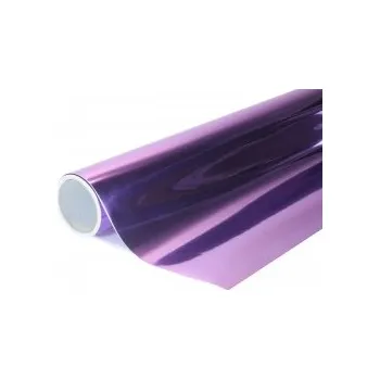 Polep vozidla Chromovaná zrcadlová fialová auto wrap fólie 152x2000cm - interiér/exteriér