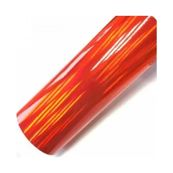 Polep vozidla Duhová chromovaná červená auto wrap fólie 152x500cm - interiér/exteriér