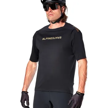 cyklistický dres Dres - ALPINESTARS A-Aria Polartec Switch Ss 2024 - Black L