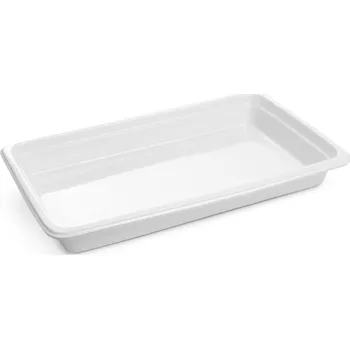 Plech na pečení Porcelánový kontejner GN 1/1, HENDI, Profi Line, GN 1/1, 530x325x(H)65mm