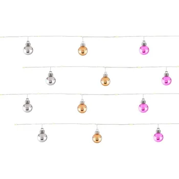 LED páska Globo 29862-20 - LED Vánoční řetěz 20xLED/2xAA 2,2m teplá bílá