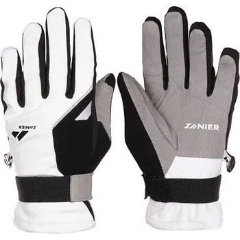 Rukavice Zanier Loipe softshellové rukavice bílá-černá velikost oblečení č. 10,5