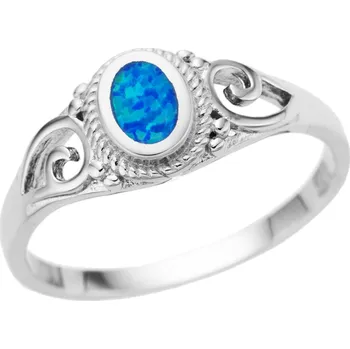 Řetízek Jan Kos jewellery Stříbrný prsten s opálem MHT-2013/SL57