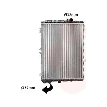 Motor automobilu Chladič, chlazení motoru VAN WEZEL 03002002