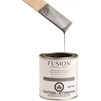 Olej na dřevo Fusion - Stain and Finishing Oil - mořidlo a dokončovací olej v jednom - Driftwood
