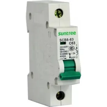 Jistič Nadproudový jistič SUNTREE B16 1 FAZA